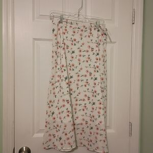 Chic Floral A-Line Skirt